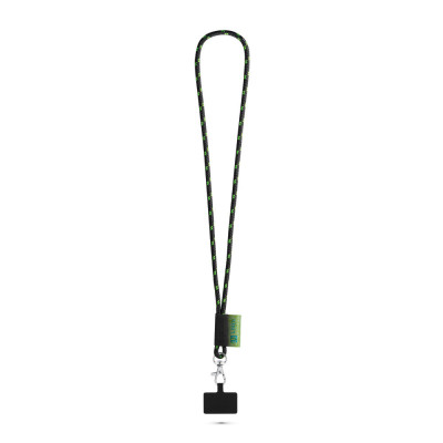 STAFFORD. SET Lanyard NAUTIC Long (Ø 7 mm) com mosquetão de gatilho 9 mm e suporte para telemóvel